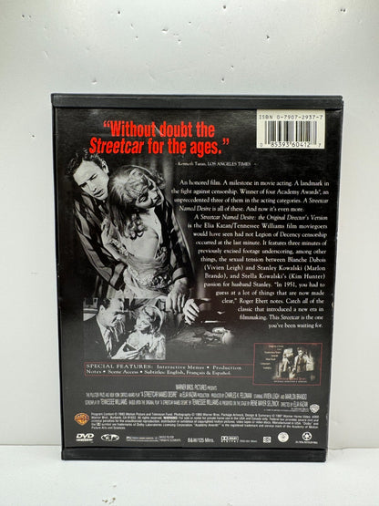 A Streetcar Named Desire (DVD) Marlon Brando Drama