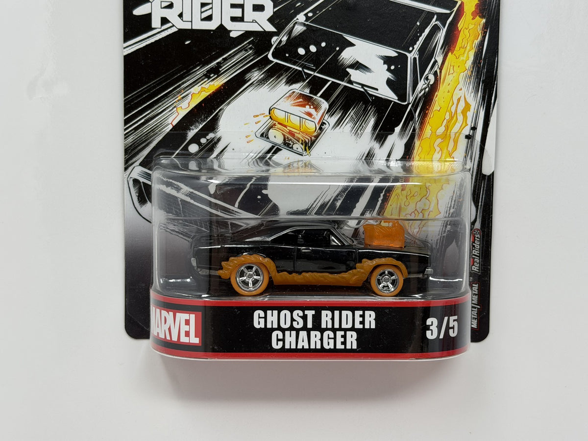 Hot Wheels Retro Entertainment Marvel Ghost Rider Charger 1:64 Diecast