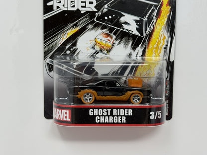 Hot Wheels Retro Entertainment Marvel Ghost Rider Charger 1:64 Diecast
