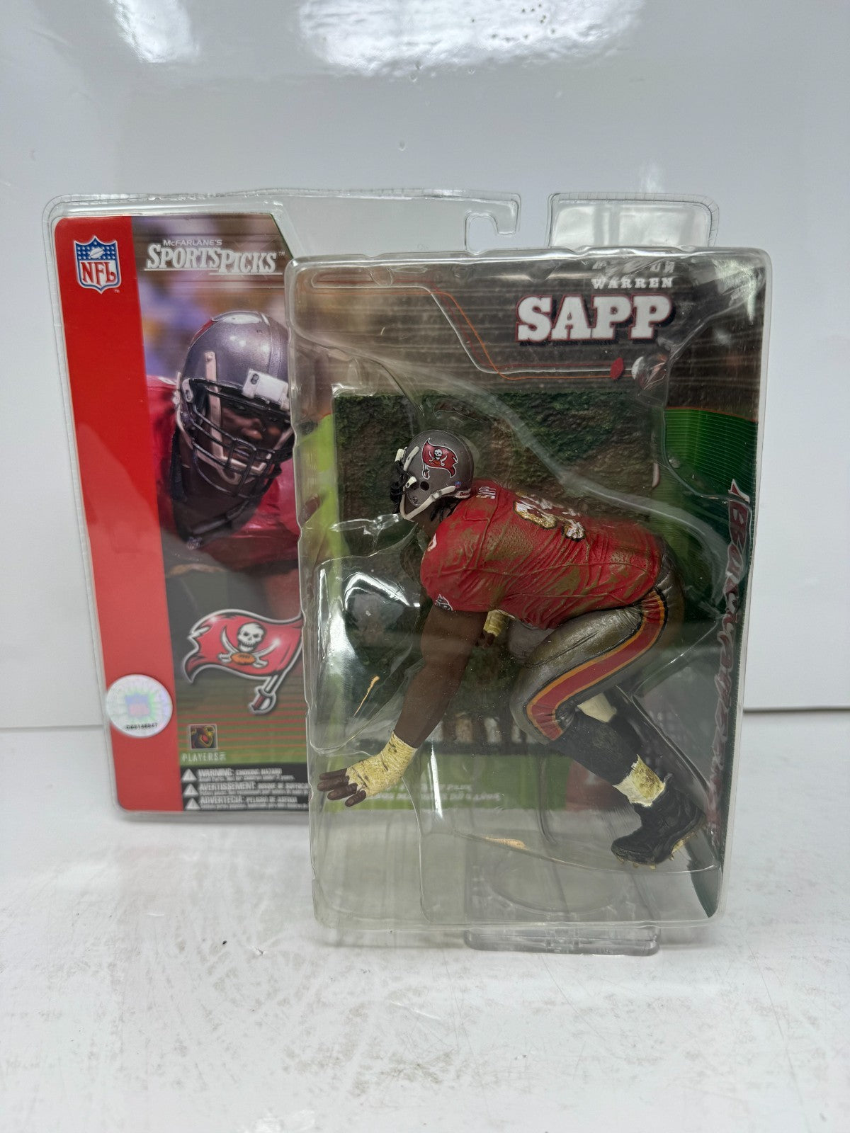 McFarlane NFL Warren Sapp Tampa Bay Buccaneers Series 1 Figure