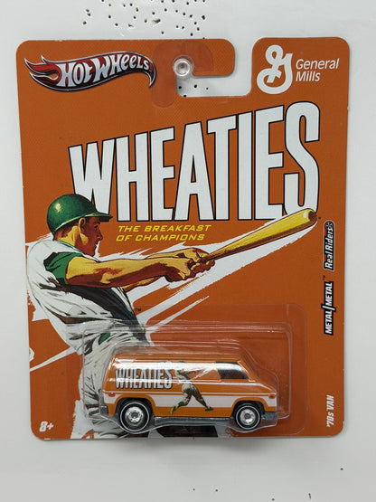 Hot Wheels General Mills Wheaties 1970s Van 1:64 Diecast Real Riders