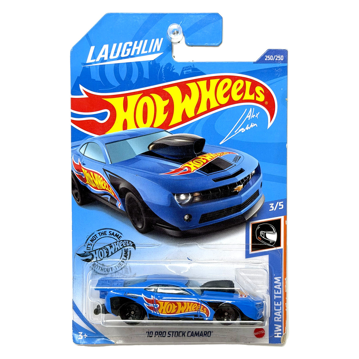 Hot Wheels Race Team 2010 Chevrolet Pro Stock Camaro Laughlin 1:64 Diecast Blue