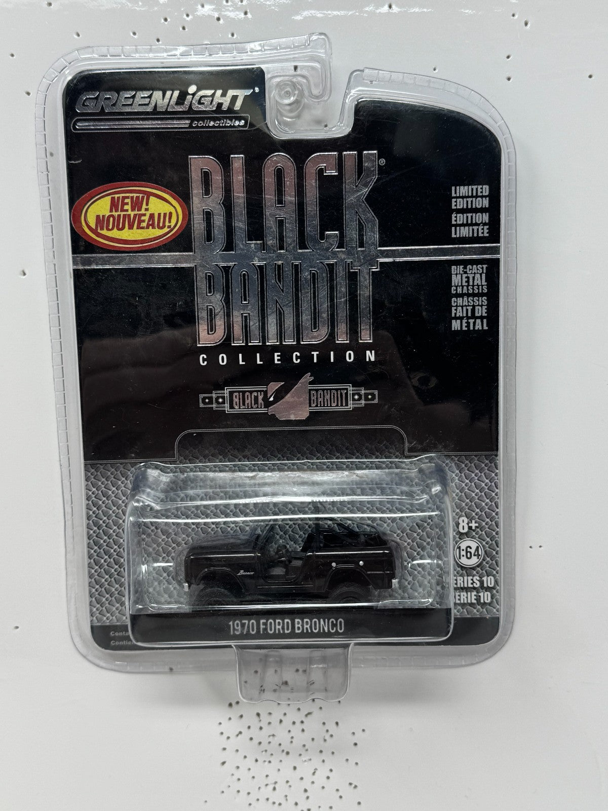 Greenlight Black Bandit 1970 Ford Bronco 1:64 Diecast