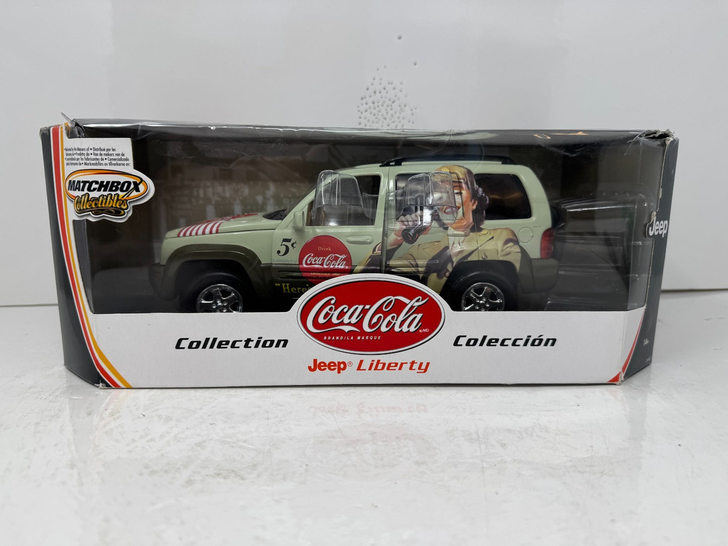 Matchbox Collectibles Coca-Cola 2002 Jeep Liberty 1:18 Diecast