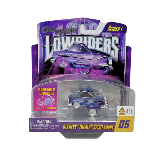 Jada Car Tuned Lowriders 1961 Chevy Impala Sport Coupe 1:64 Diecast