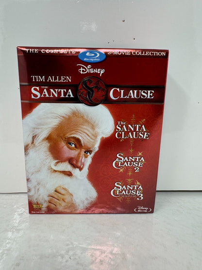 Santa Clause 3 Movie Collection (Blu-ray) Tim Allen Christmas Set Disney