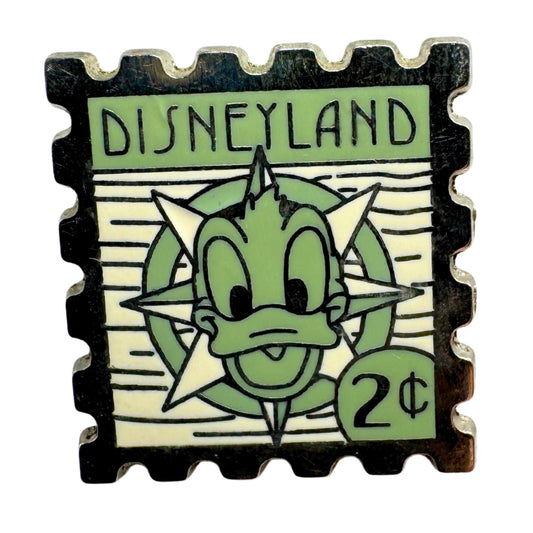 DLR Disney Donald 2 Cent Stamp Hidden Mickey Stamp Collection Trading Pin DC2S11