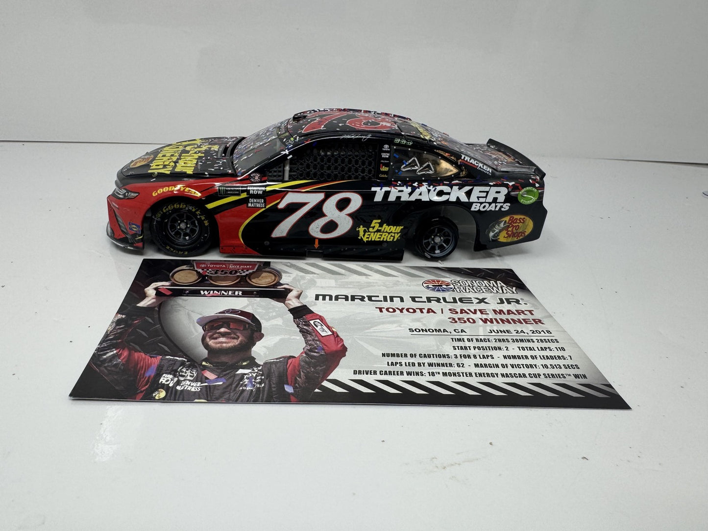 Lionel NASCAR Martin Truex Jr. #78 5-Hour Energy Sonoma Raced Win 1:24 Diecast