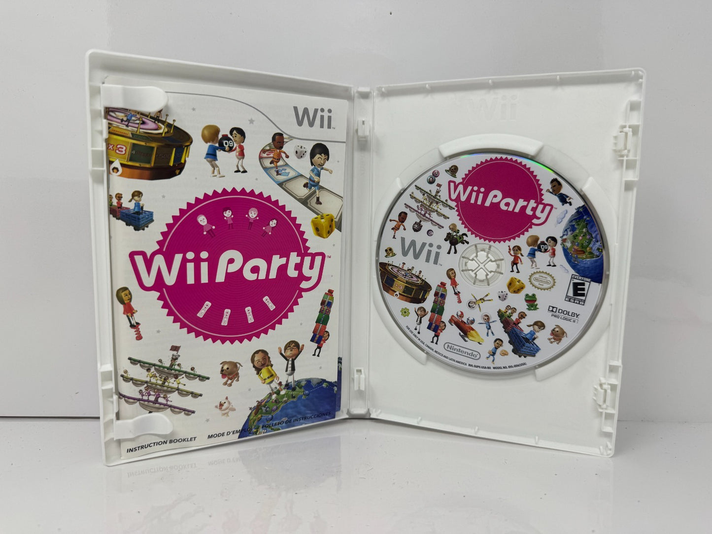 Wii Party Nintendo Wii Video Game Good Condition!!! w/ Manual