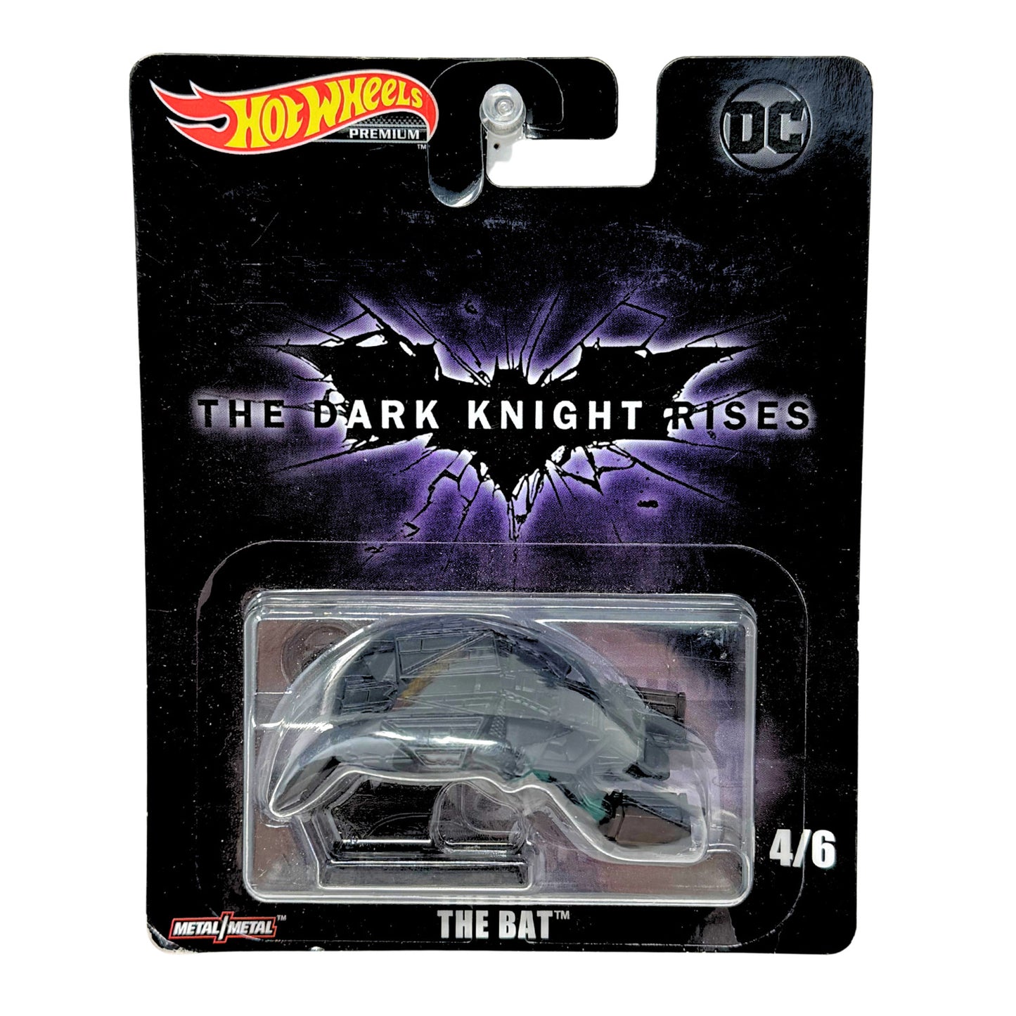 Hot Wheels Premium DC Batman The Dark Knight Rises The Bat 1:64 Diecast