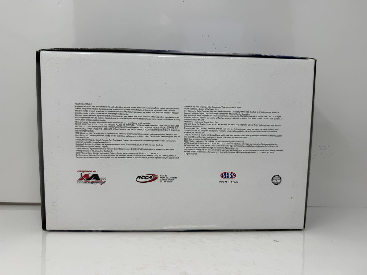 Action NHRA John Force Castrol Retro Ford Mustang Funny Car Liquid 1:24 Diecast
