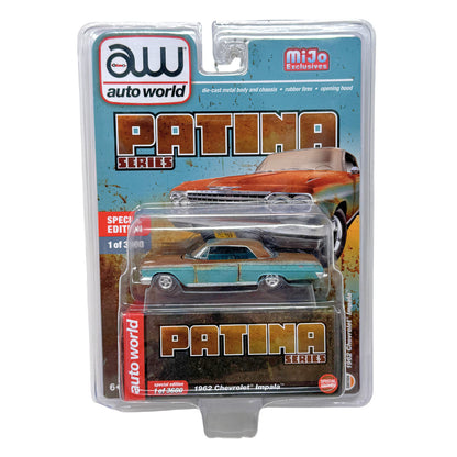 Auto World Patina Series 1962 Chevrolet Impala 1:64 Diecast 1 of 3600