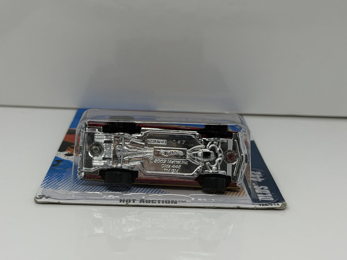 Hot Wheels Hot Auction Oldsmobile 442 1:64 Diecast Red