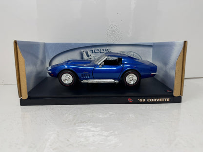 Hot Wheels 100% Series 1969 Chevrolet Corvette 1:18 Diecast