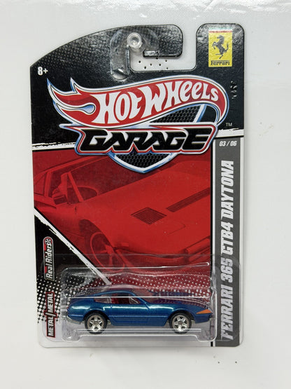 Hot Wheels Garage Ferrari 365 GTB4 Daytona 1:64 Diecast Real Riders