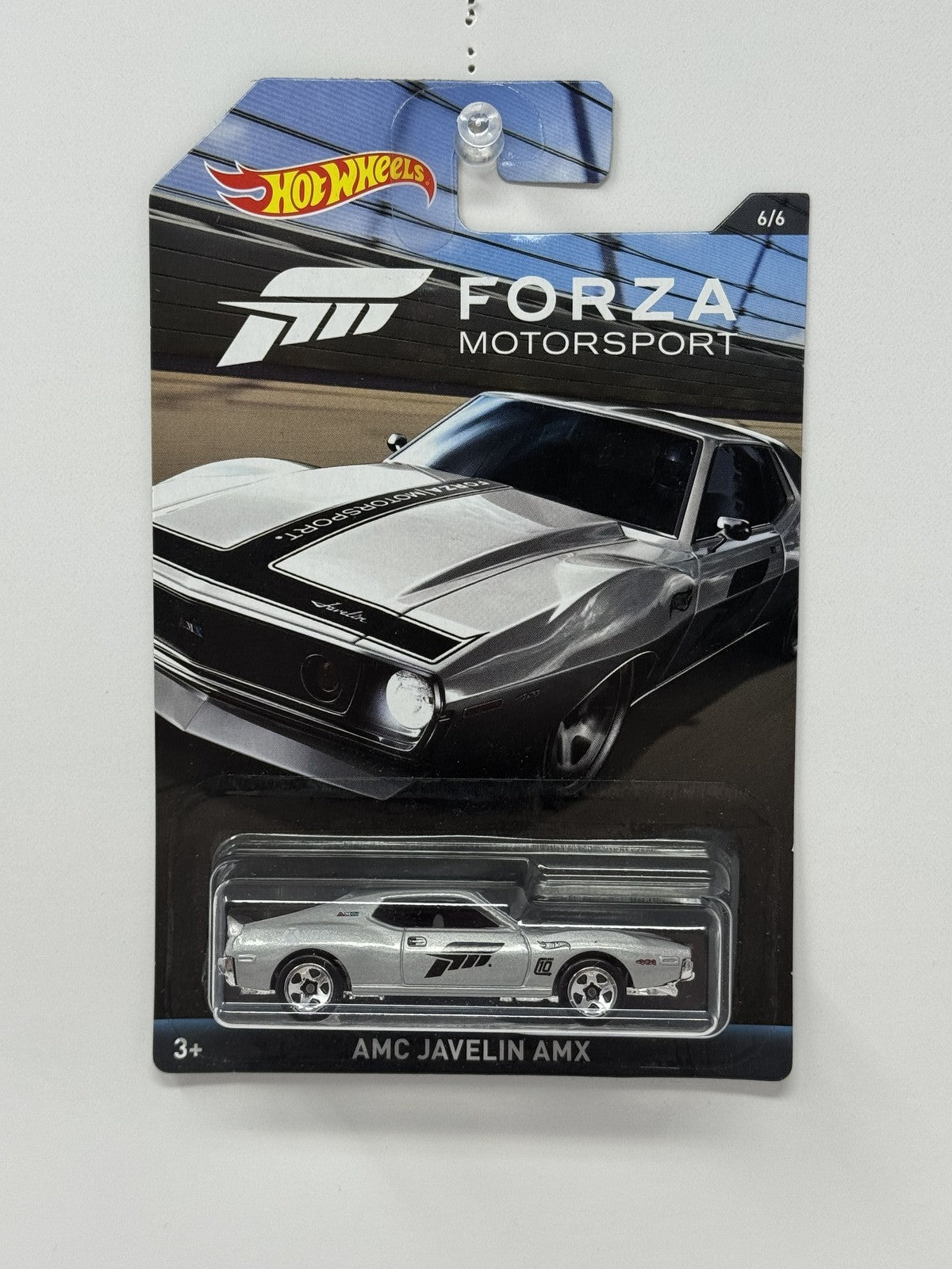 Hot Wheels Forza Motorsport AMC Javelin AMX 1:64 Diecast Silver