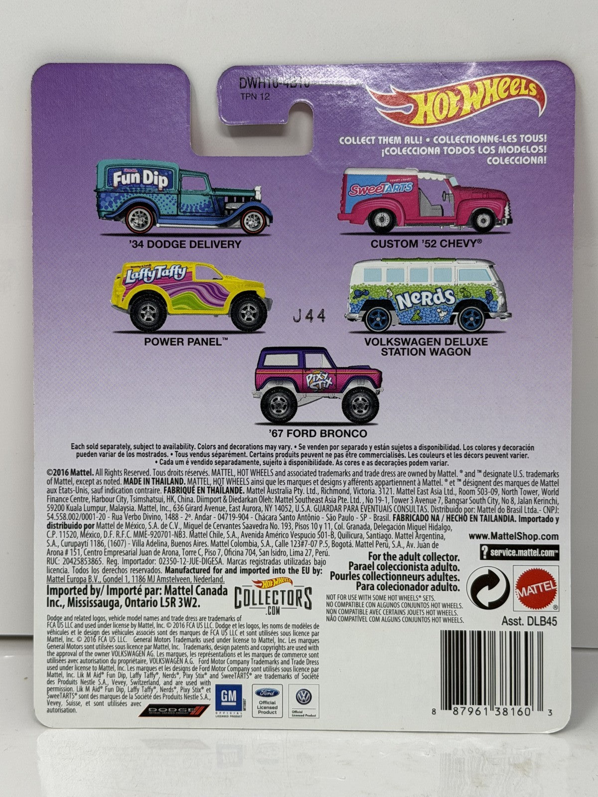 Hot Wheels Pixy Stix 1967 Ford Bronco 1:64 Diecast Real Riders