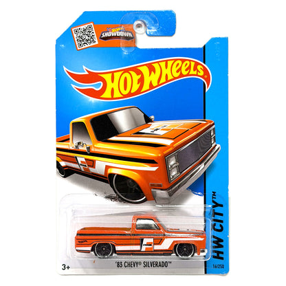 Hot Wheels HW City 1983 Chevy Silverado FRAM 1:64 Diecast Orange