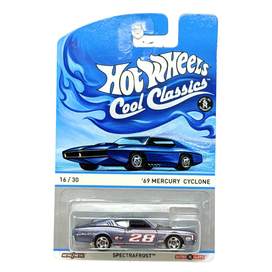 Hot Wheels Cool Classics Custom 1969 Mercury Cyclone Spectrafrost 1:64 Diecast
