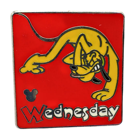 WDW Disney Wednesday Pluto Days of the Week Hidden Mickey Trading Pin DC1S10