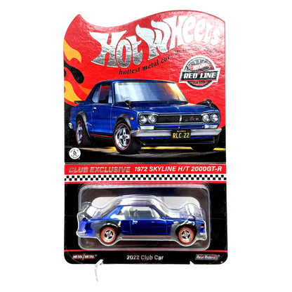 Hot Wheels RLC Red Line Club 1972 Nissan Skyline H/T 2000 GT-R 1:64 Diecast