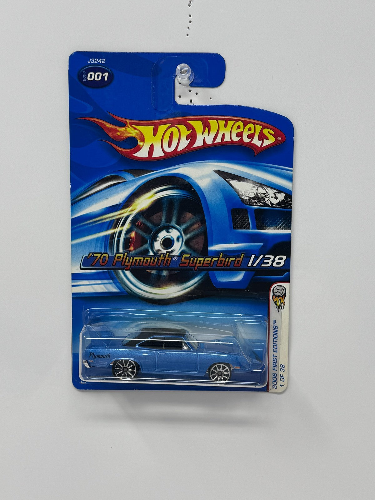 Hot Wheels First Editions 1970 Plymouth Superbird 1:64 Diecast Blue