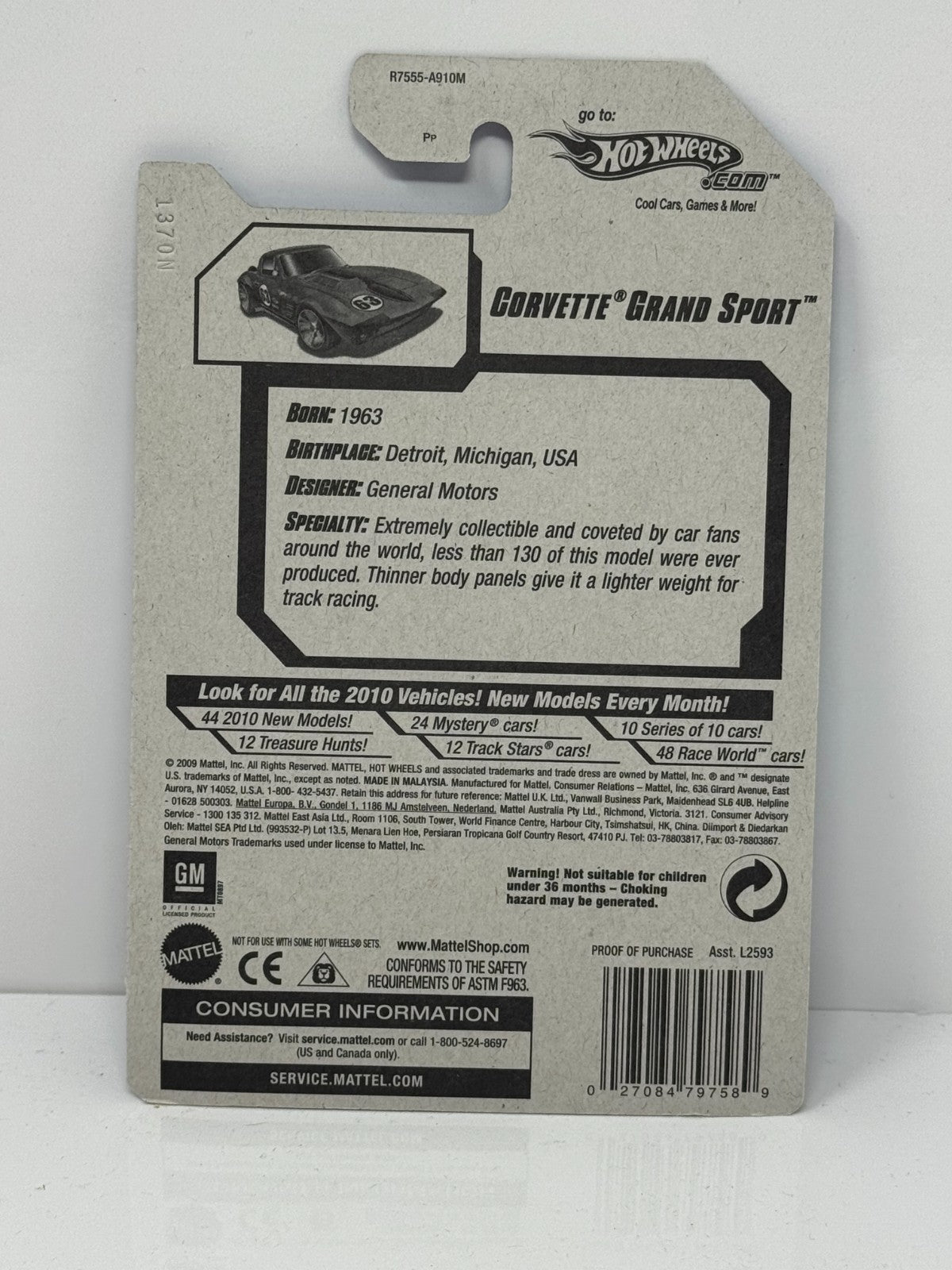 Hot Wheels Faster Than Ever Corvette Grand Sport 1:64 Diecast Factory Sealed