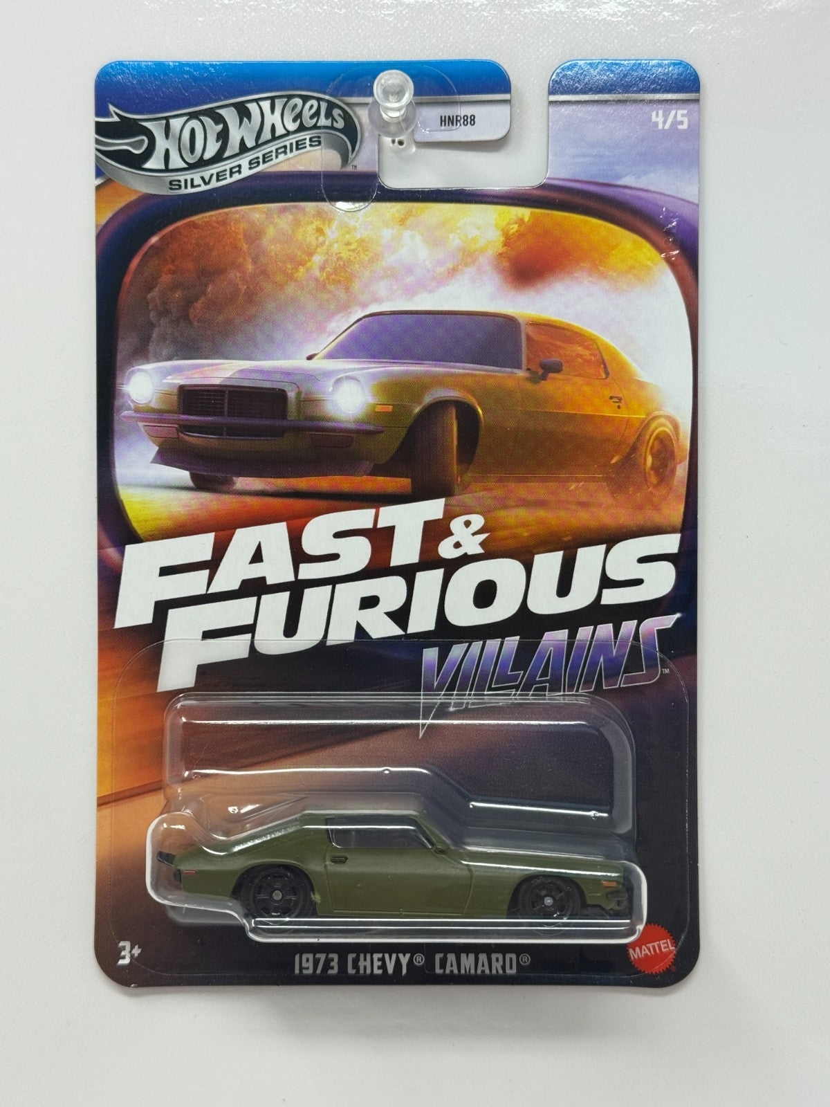 Hot Wheels Fast & Furious Villains 1973 Chevy Camaro 1:64 Diecast