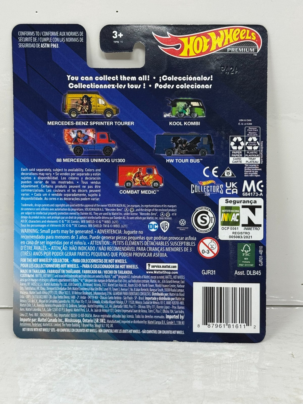 Hot Wheels Premium DC The Flash Combat Medic 1:64 Diecast