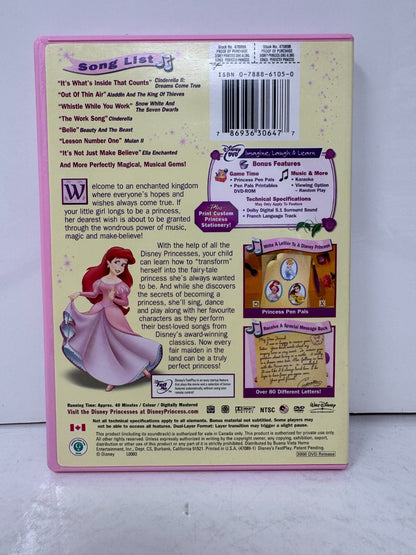 Disney Sing-Along-Songs: Disney Princess Vol. 3 (DVD) Good Condition!!!