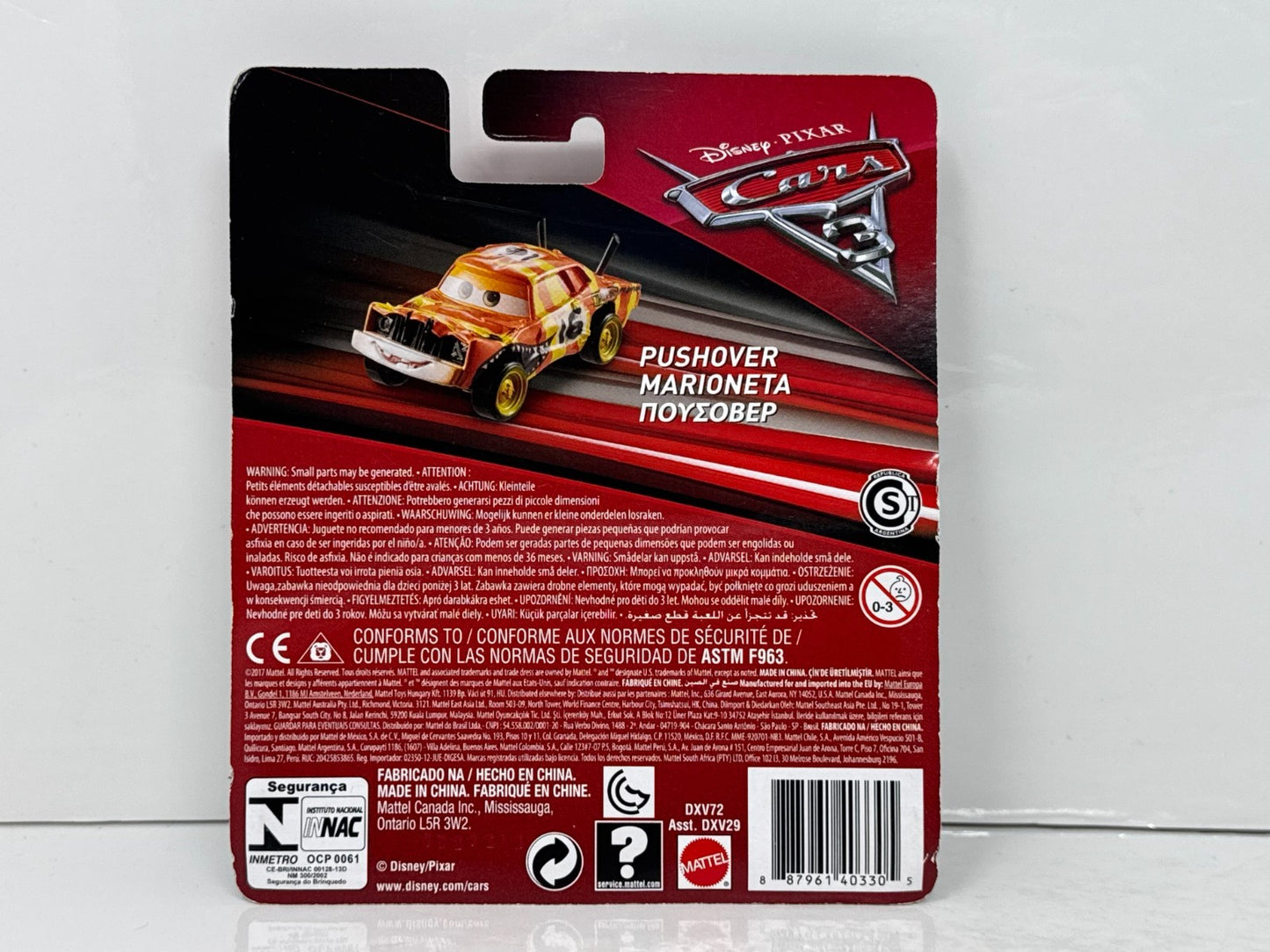 Disney Pixar Cars 3 Pushover 1:55 Diecast