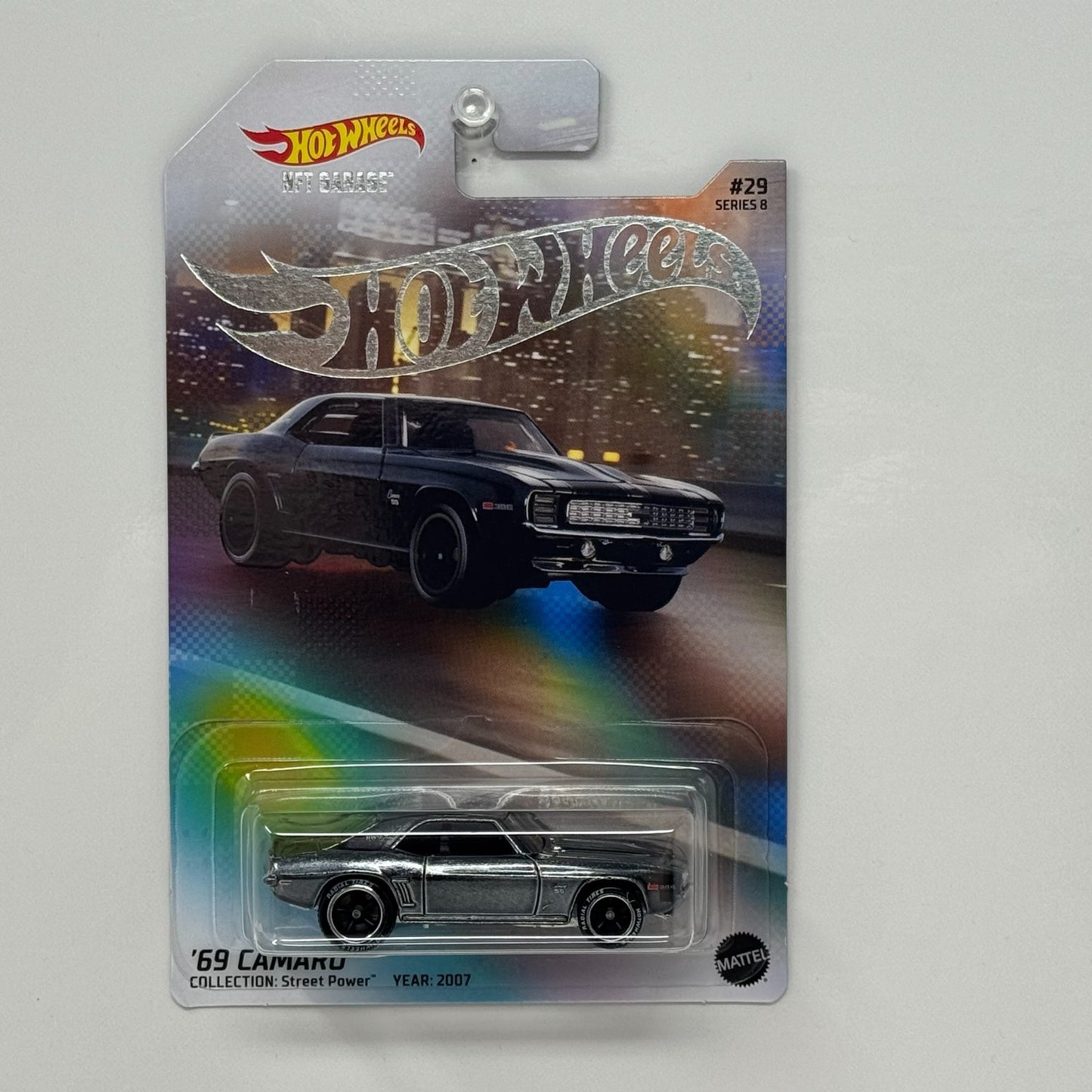 Hot Wheels NFTG Garage 1969 Chevrolet Camaro Street Power 1:64 Diecast