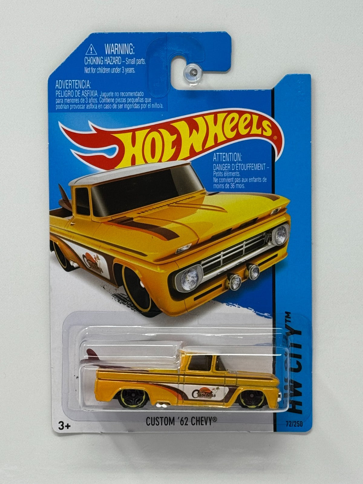 Hot Wheels HW City Custom 1962 Chevy Pickup 1:64 Diecast