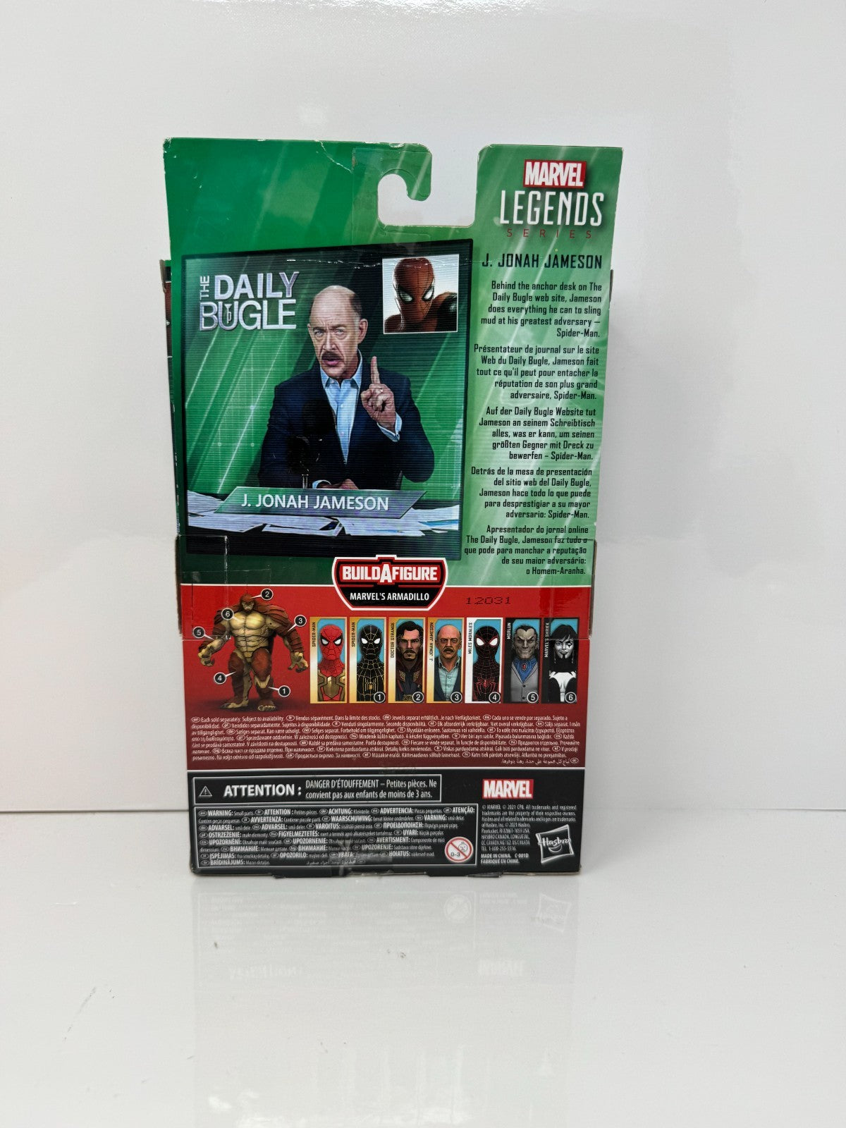 Marvel Legends Spider-Man No Way Home J Jonah Jameson Action Figure NO BAF PIECE