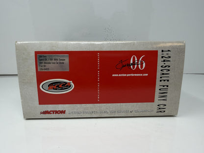 Action NHRA Historical John Force Castrol 1991 Oldsmobile Funny Car 1:24 Diecast
