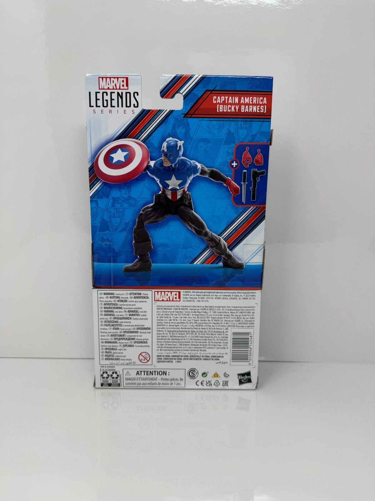 Marvel Legends Avengers Captain America Bucky Barnes Action Figure