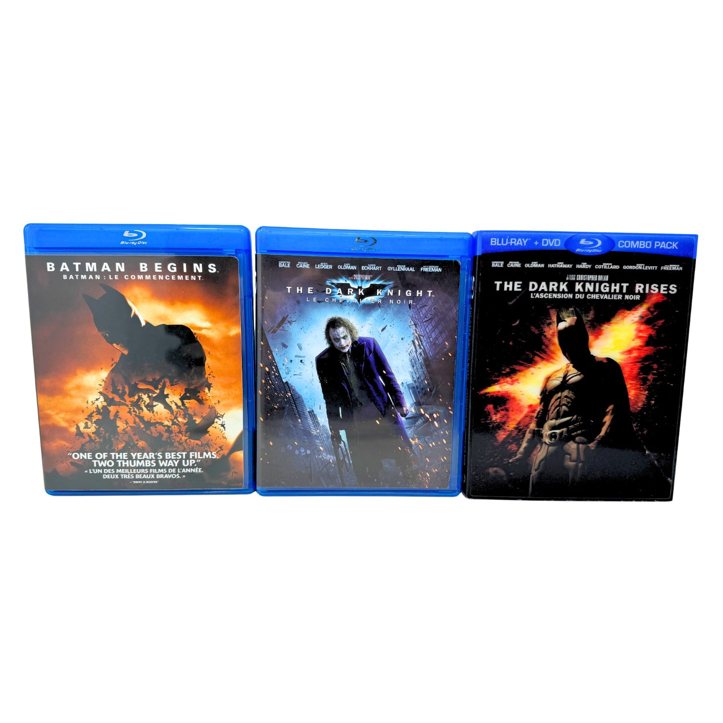 Batman Begins / The Dark Knight / The Dark Knight Rises Blu-ray Trilogy Set