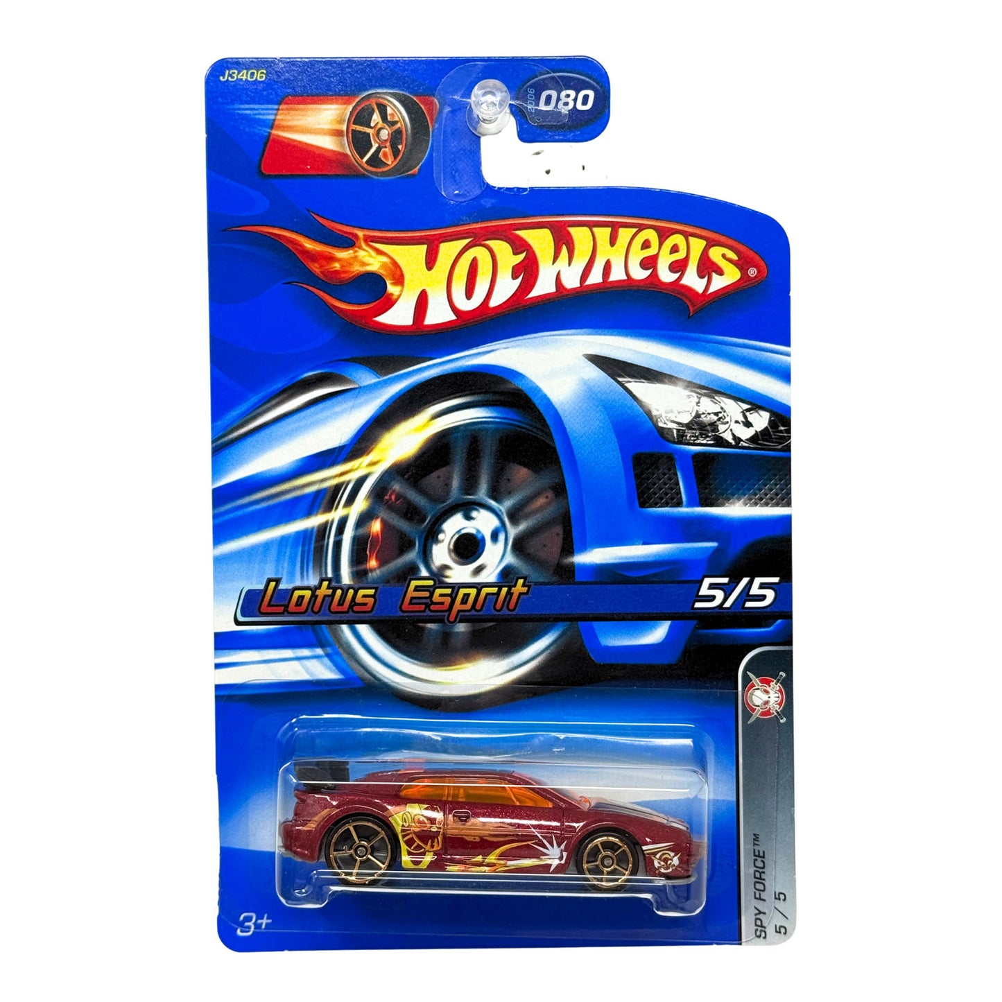 Hot Wheels Spy Force Lotus Esprit 1;64 Diecast Red