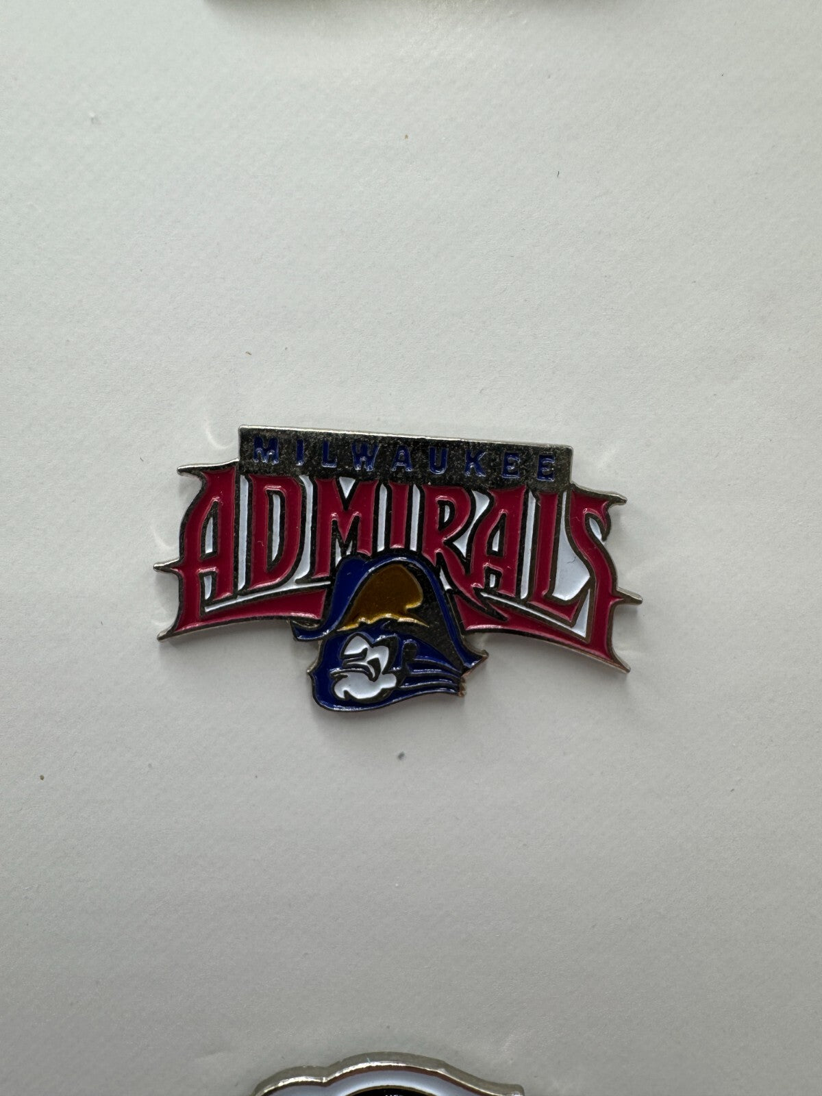 Milwaukee Admirals AHL Hockey Team Logo Lapel Pin UDT1
