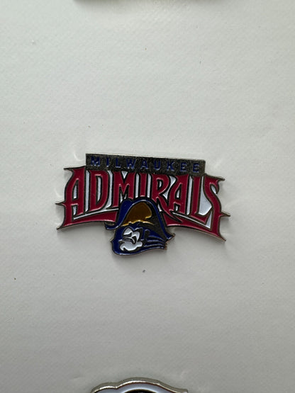 Milwaukee Admirals AHL Hockey Team Logo Lapel Pin UDT1