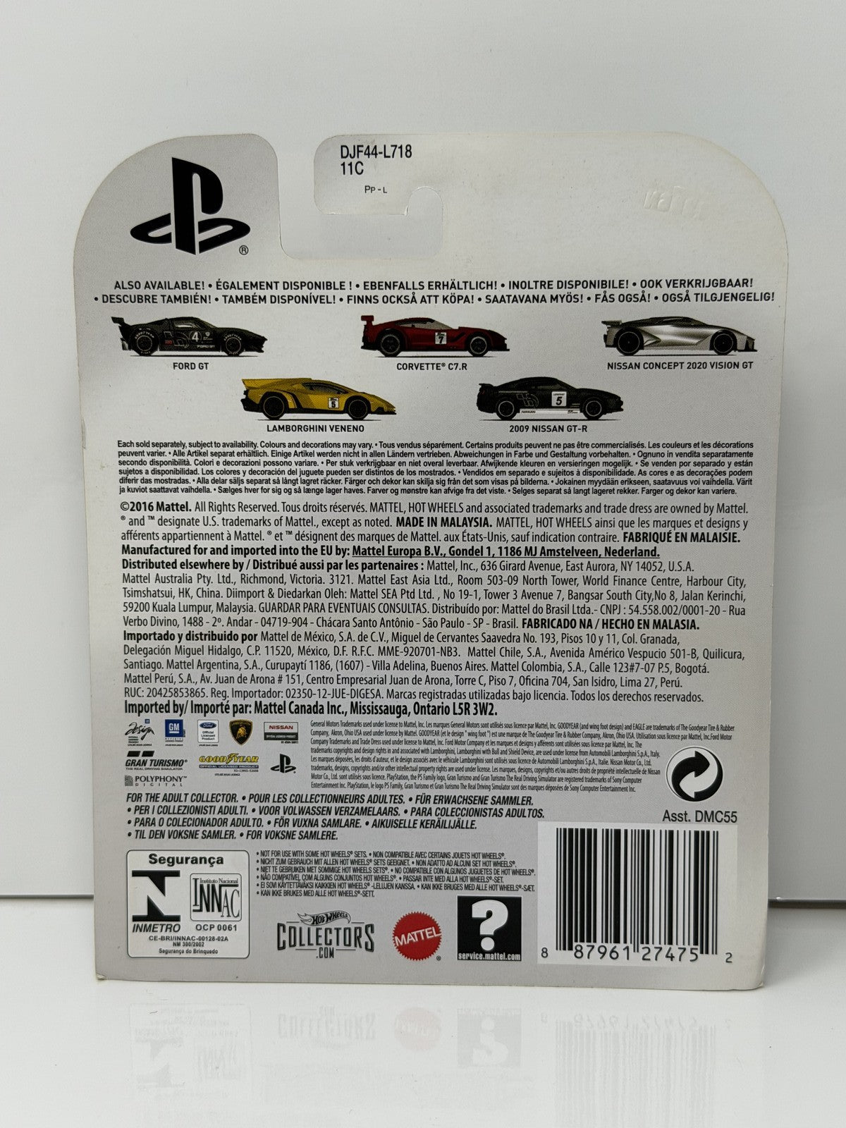 Hot Wheels Retro Entertainment Gran Turismo Corvette C7.R 1:64 Diecast Red
