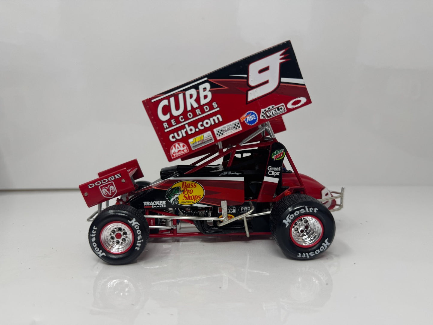Action NASCAR Kasey Kahne #9 Curb Records 2004 Sprint Car Xtreme 1:24 Diecast