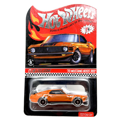 Hot Wheels RLC Red Line Club 2021 Club 1970 Ford Mustang Boss 302 1:64 Diecast