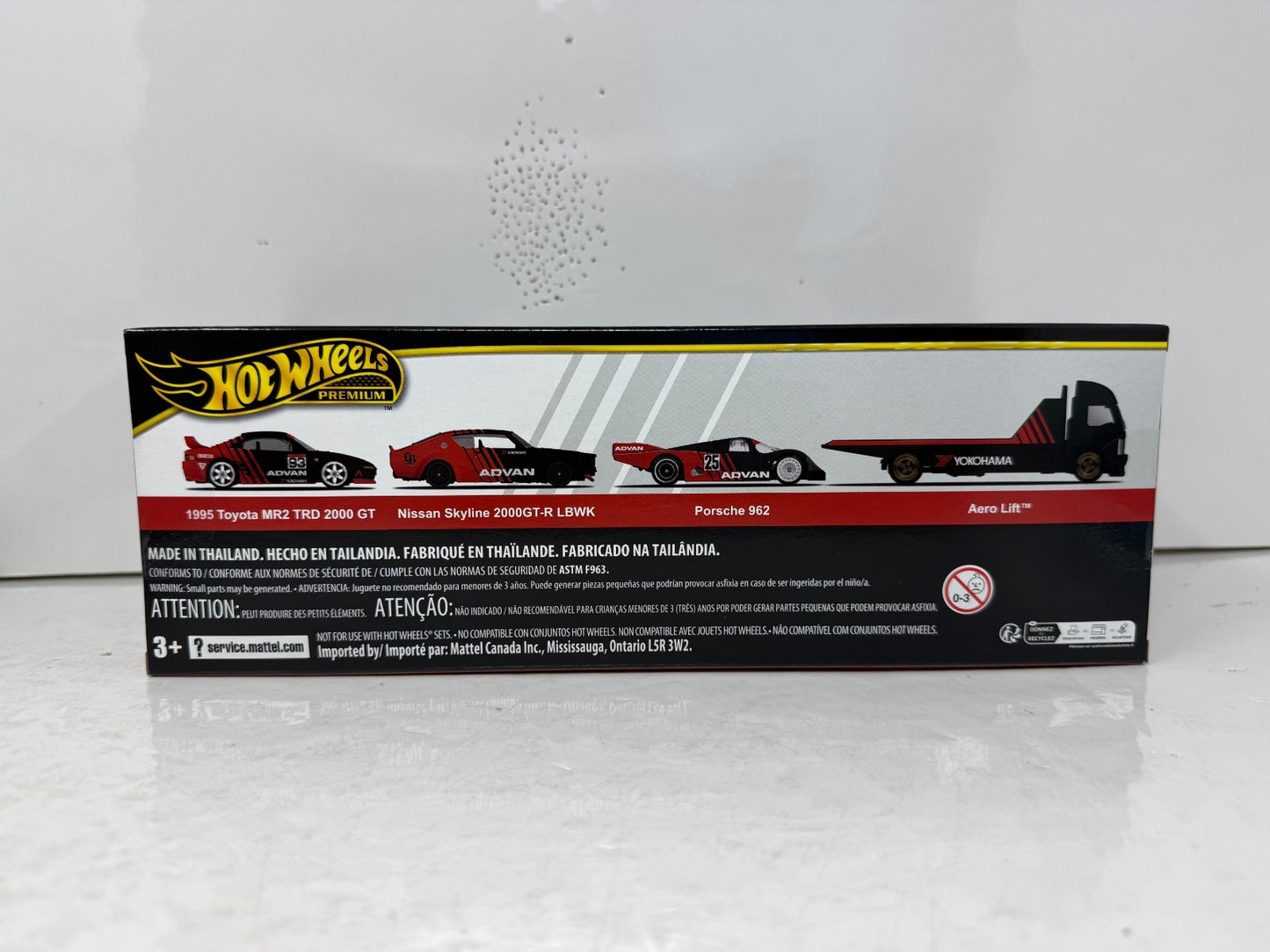 Hot Wheels Premium Advan 4-Pack Collector Diorama Set 1:64 Diecast