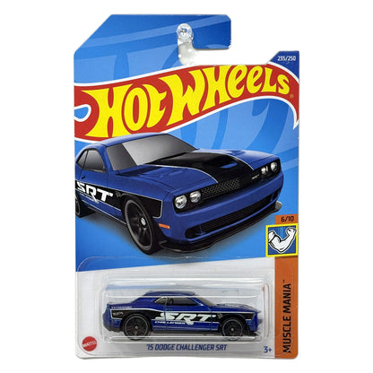 Hot Wheels Muscle Mania 2015 Dodge Challenger SRT 1:64 Diecast Blue V2