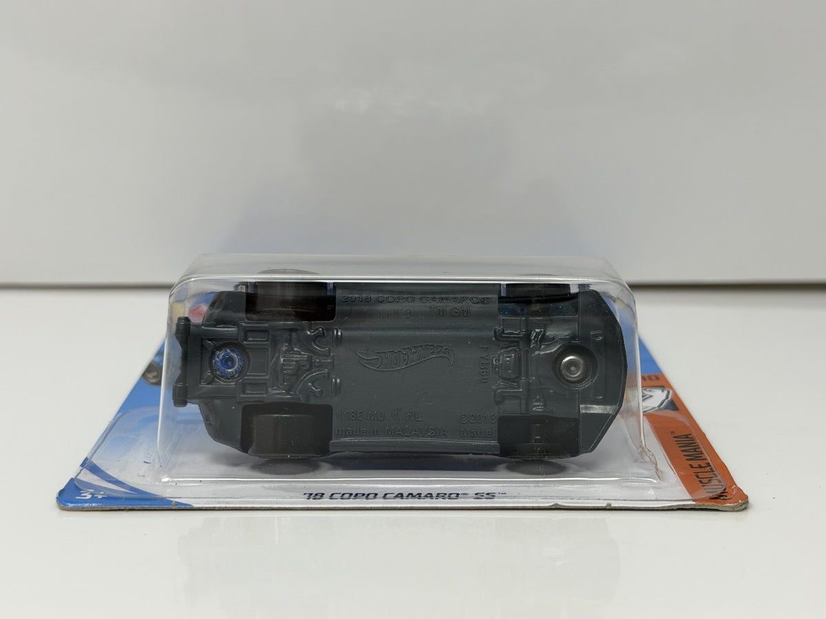 Hot Wheels Muscle Mania 2018 Chevrolet COPO Camaro SS 1:64 Diecast Blue