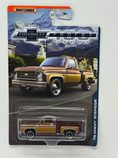 Matchbox Chevrolet 100 Years 1975 Chevy Stepside 1:64 Diecast