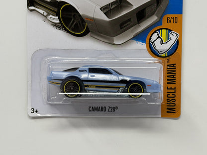 Hot Wheels Muscle Mania 1982 Camaro Z28 1:64 Diecast Light Blue
