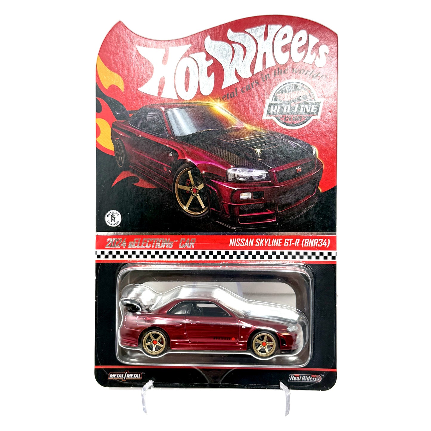 Hot Wheels RLC Red Line Club Selections Nissan Skyline GT-R BNR34 1:64 Diecast