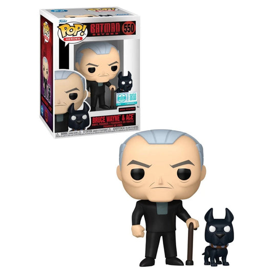 Funko Pop! Heroes Batman Beyond #550 Bruce Wayne & Ace Limited Vinyl Figures